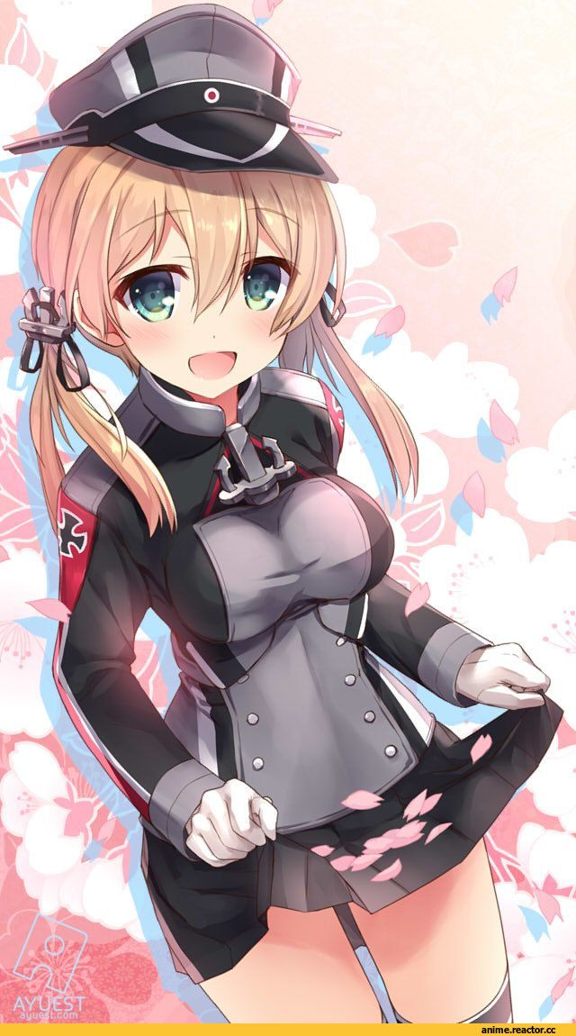 bankoku ayuya, Prinz Eugen, Kantai Collection, Anime