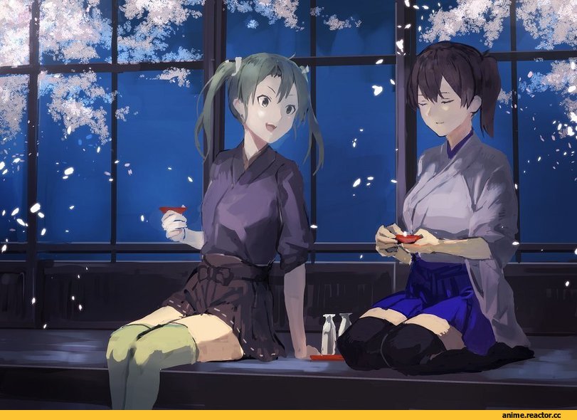 fukazaki (g425hw45), Zuikaku, Kantai Collection, Kaga (Kantai Collection), Anime