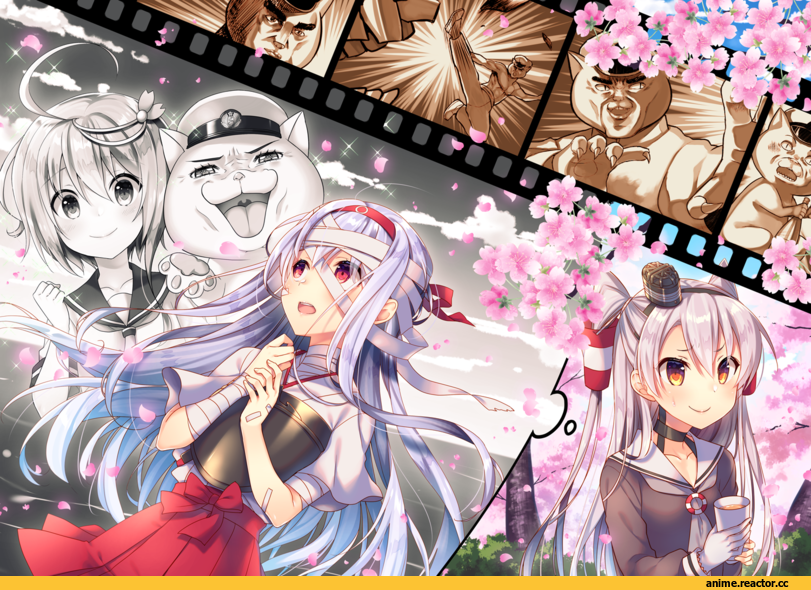 tahya, Shoukaku, Kantai Collection, Amatsukaze (Kantai Collection), Admiral (Kantai Collection), i-58 (kantai collection), Anime