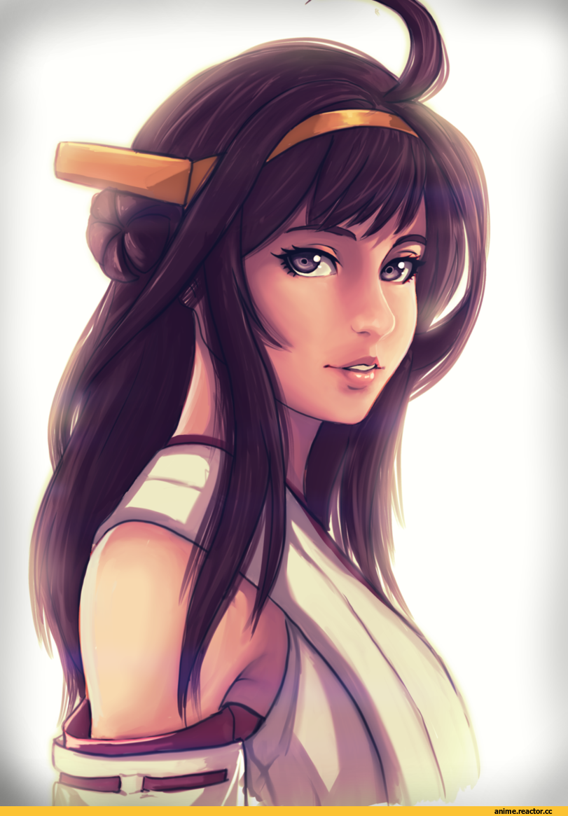 Kongou (Kantai Collection), Kantai Collection, Anime Art, Caiman-Pool, Anime