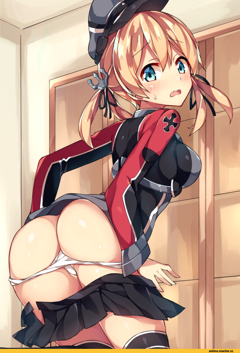 Prinz Eugen, Kantai Collection, oshiri, Anime Ero, Anime Ero Pantsu, unacchi (nyusankin), Anime