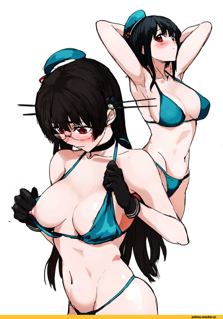 Kantai Collection, Takao (Kantai Collection), Choukai (Kantai Collection), ruuto (sorufu), Anime Ero Swim, Anime Ero, Anime Ero Oppai, Anime