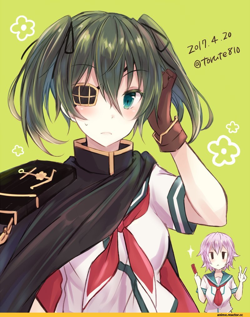 Kiso, Kantai Collection, Tama (Kantai Collection), Kabocha Torute, Anime Art, Anime