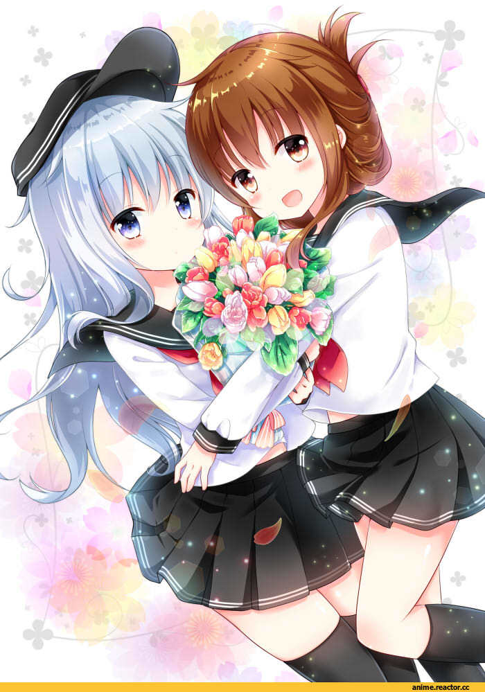 murasaki (murasakiiro no yoru), Hibiki (Kantai Collection), Kantai Collection, Inazuma (Kantai Collection), Anime