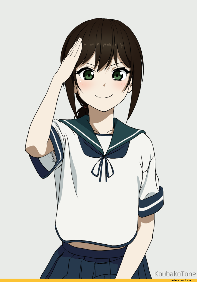 Kantai Collection, Fubuki (Kantai Collection), koubakotone, Anime