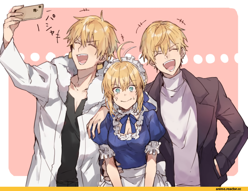 wrt (arpaca), Saber (Fate), Fate (series), Gilgamesh (Fate), Maid, Anime