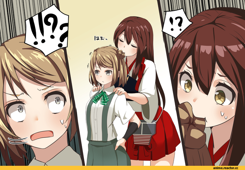 Michishio (Kantai Collection), Kantai Collection, Akagi (Kantai Collection), negahami, Anime