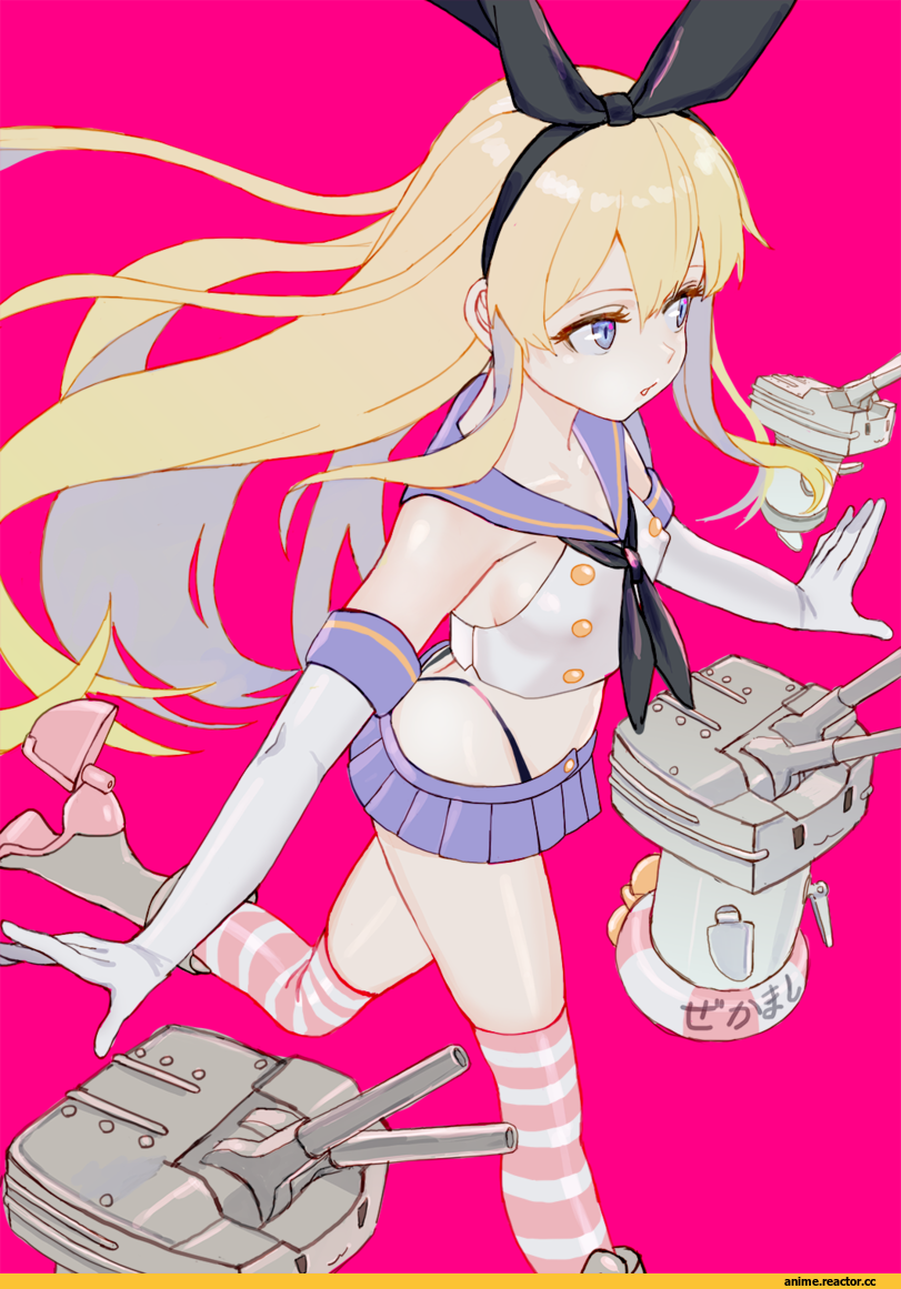 Shimakaze, Kantai Collection, ruisento, Anime