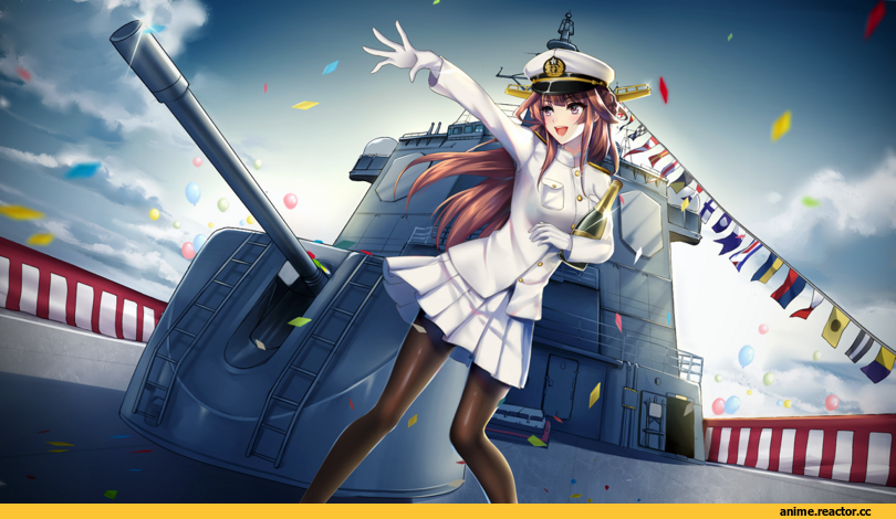 Kantai Collection, Kongou (Kantai Collection), meaomao, Anime