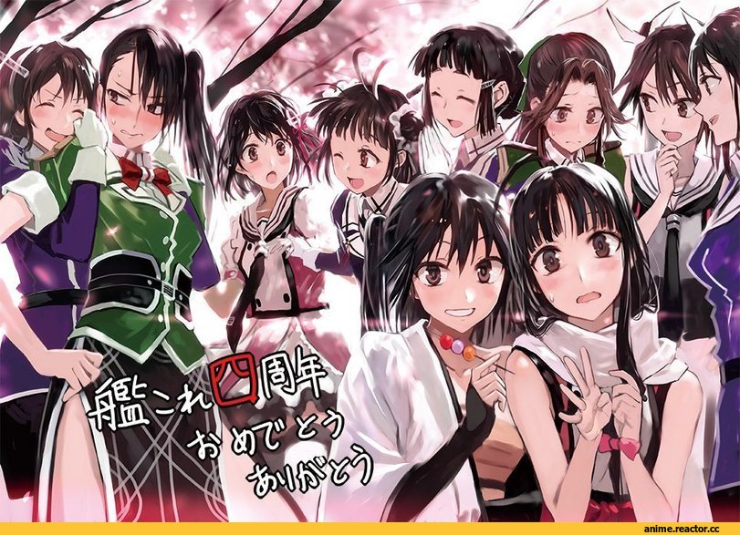 Ashigara (kantai collection), Chikuma (Kantai Collection), Nachi, Haguro, Jintsuu (Kantai Collection), Myoukou, Sendai (Kantai Collection), Naka (Kantai Collection), Shouhou, Tone (Kantai Collection), Anime, Anime Art, Kantai Collection, Bob (Biyonbiyon)