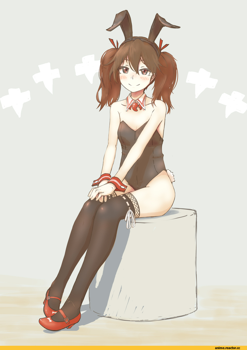 Kantai Collection, Ryuujou, nito (nshtntr), Usagimimi, Animal Ears, Anime