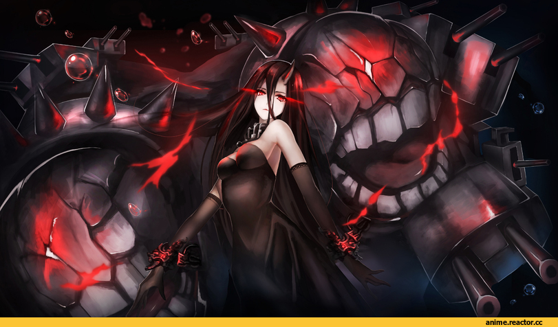 Kantai Collection, Anime Art, yun lin, battleship hime, Battleship Water Oni, Anime