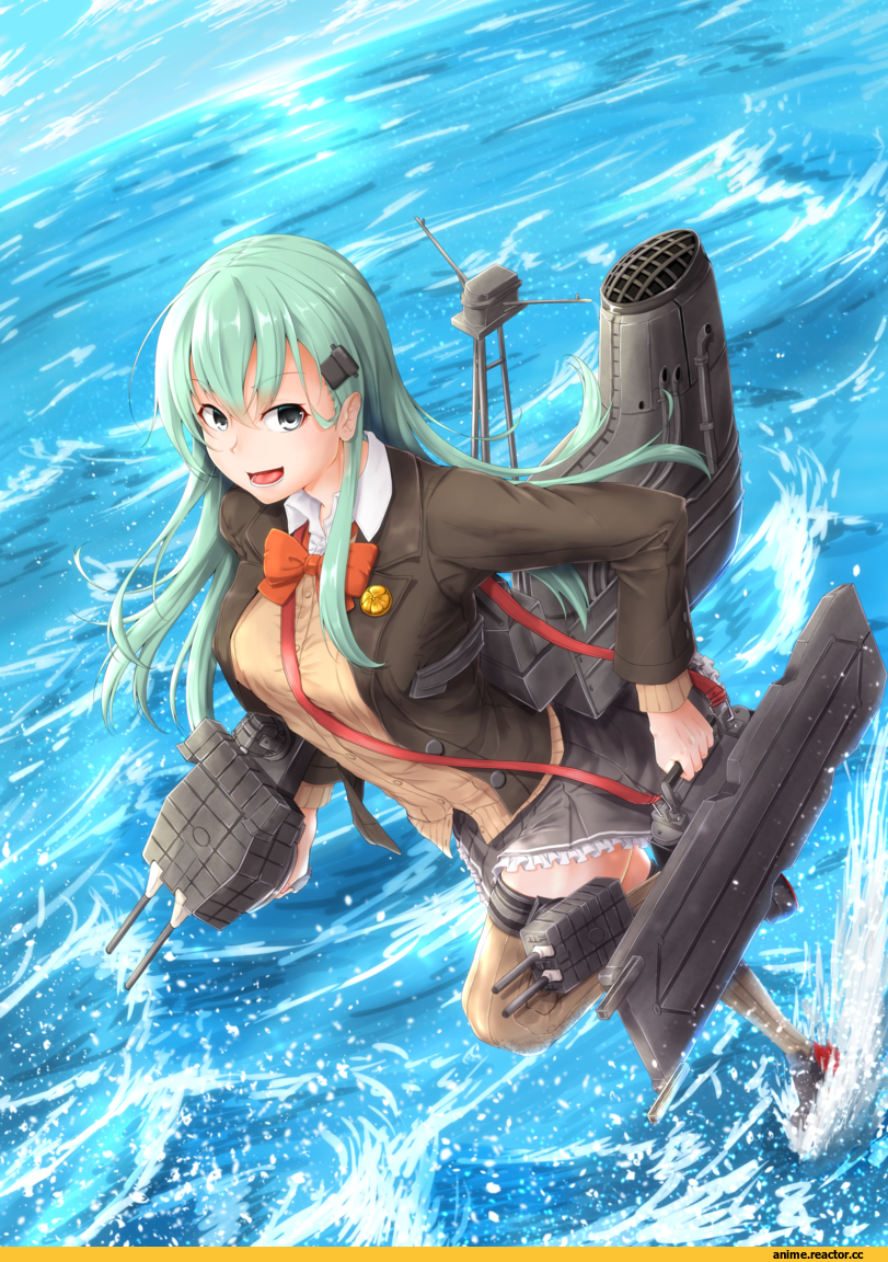 kuromu, Anime Art, Kantai Collection, Suzuya (Kantai Collection), Anime