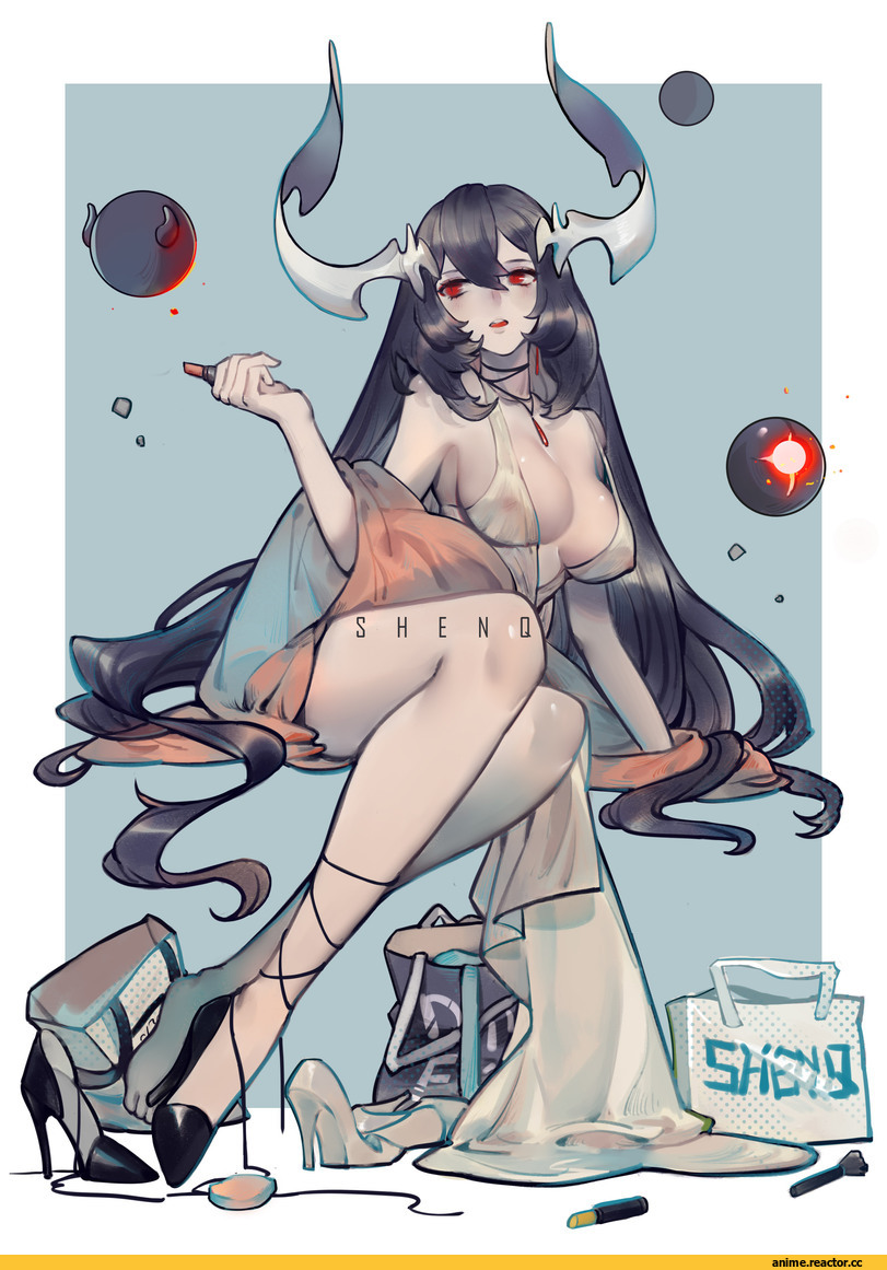Kantai Collection, Anchorage Water Oni, shenq, Anime Ero, Anime