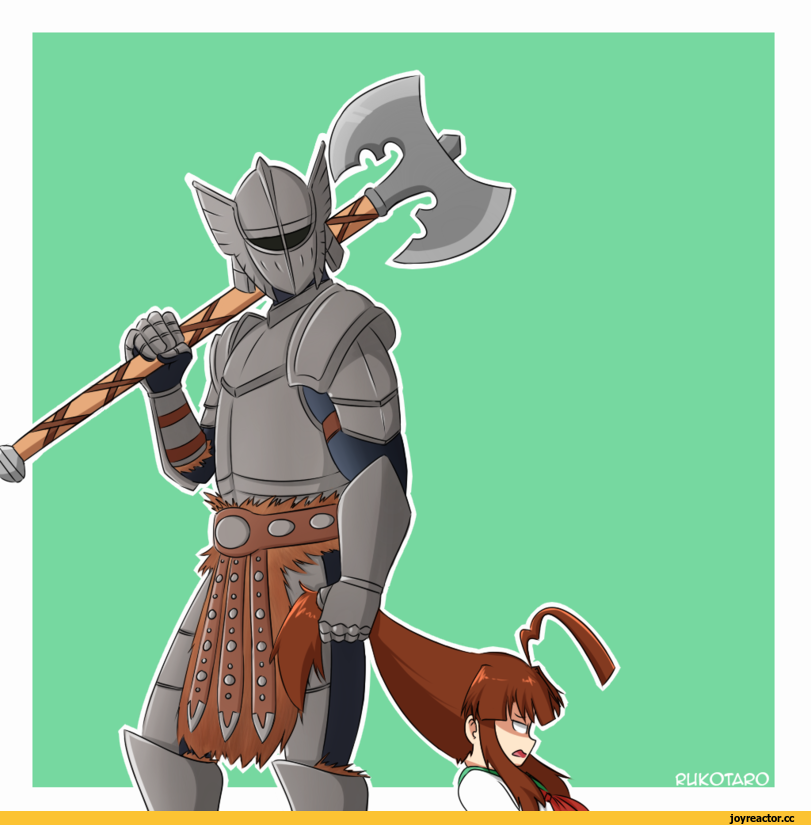 Rukotaro, artist, Skyrim, The Elder Scrolls, фэндомы, kancolle, crossover, Kuma (Kantai Collection), Anime