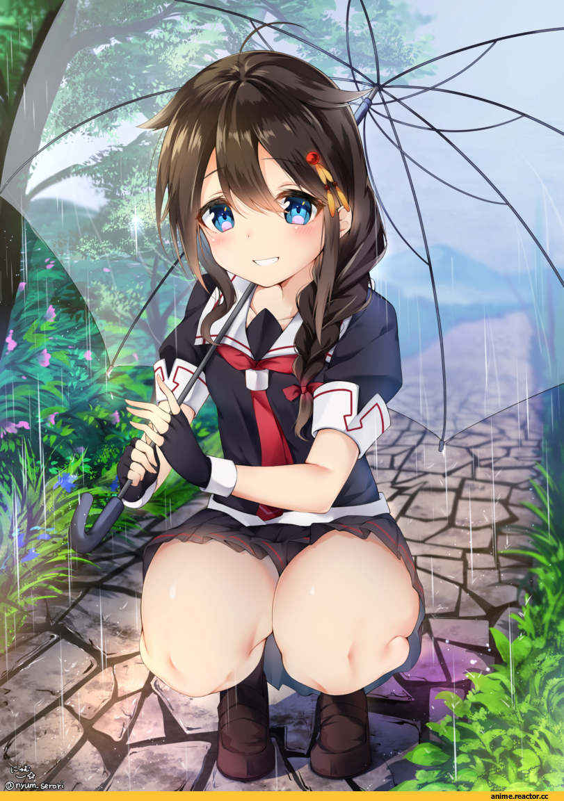 Shigure (Kantai Collection), Kantai Collection, Nyum, Anime Art, Anime