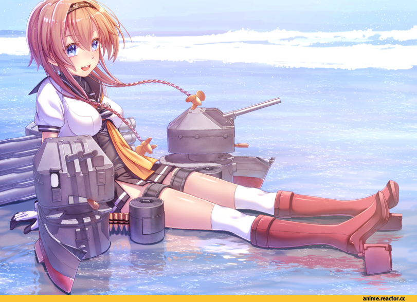 Kantai Collection, Anime Art, Teruzuki (Kantai Collection), Chou-10cm-hou-chan, mocha, Anime