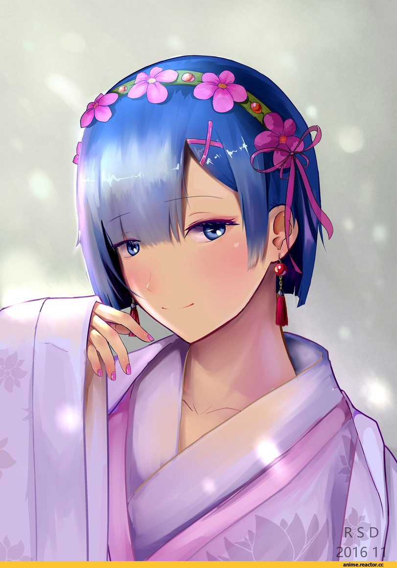 Re Zero Kara Hajimeru Isekai Seikatsu, Rem (re zero), Yukata, RSD, Anime
