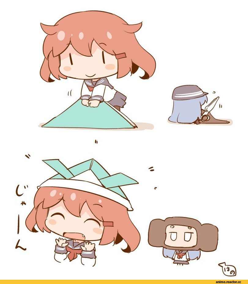 Kantai Collection, Hibiki (Kantai Collection), Ikazuchi, hanomido, Anime