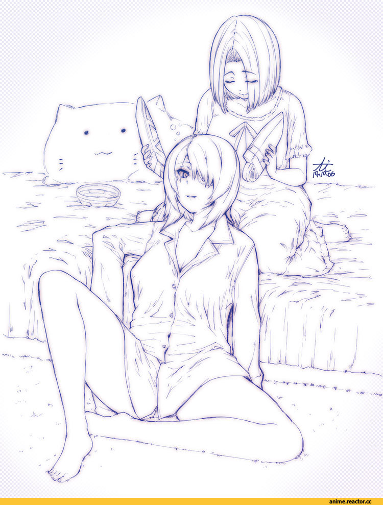 Kantai Collection, Tenryuu, Tatsuta, yoshida inuhito, Monochrome (Anime), Adult pantsu, Anime Ero, Anime