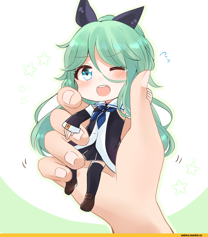 Kantai Collection, Yamakaze (Kantai Collection), omochi (rimulovemiku), chibi, Anime