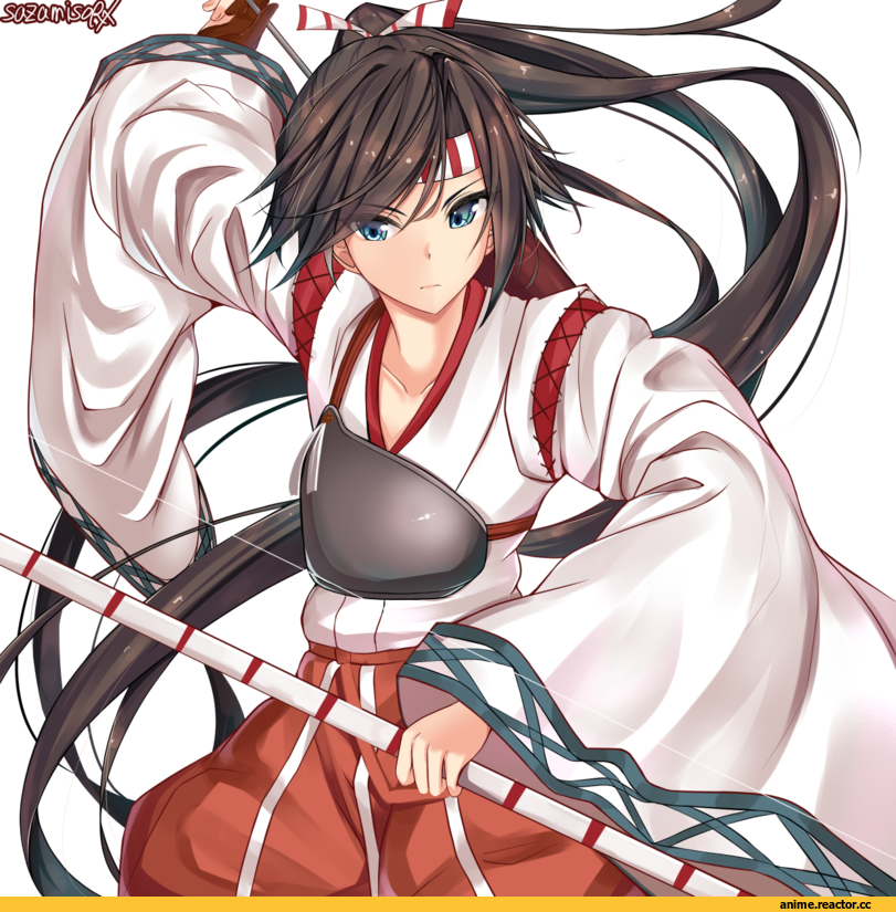 sazamiso rx, Anime Art, Houshou (Kantai Collection), Kantai Collection, Anime