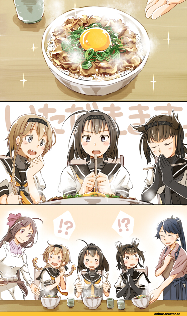 shakeda mamoshirou, Anime Art, Kantai Collection, Akizuki (Kantai Collection), Hatsuzuki (Kantai Collection), Houshou (Kantai Collection), Mamiya (kantai collection), Teruzuki (Kantai Collection), Anime