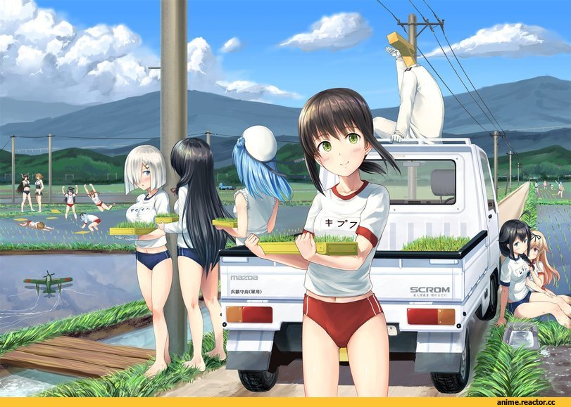 Admiral (Kantai Collection), Akatsuki, Hamakaze (Kantai Collection), Hibiki (Kantai Collection), Inazuma (Kantai Collection), ikazuchi (kantai collection), Mutsu, Nagato (Kantai Collection), Shigure (Kantai Collection), Yuudachi, Anime, Kantai Collection, Matsukaze (kantai collection), asakaze (kantai collection), Harukaze (Kantai Collection), Ichikawa Feesu, Kamikaze (Kantai Collection), Isokaze (Kantai Collection), Urakaze, Fubuki (Kantai Collection)
