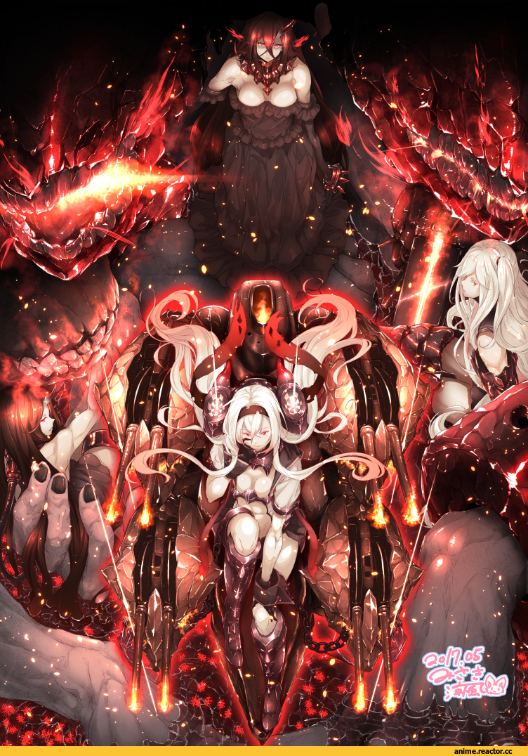 Kantai Collection, Air Defense Hime, Aircraft Carrier Hime, Aircraft Carrier Oni, battleship hime, Battleship Water Oni, misaki suzukaze, Anime