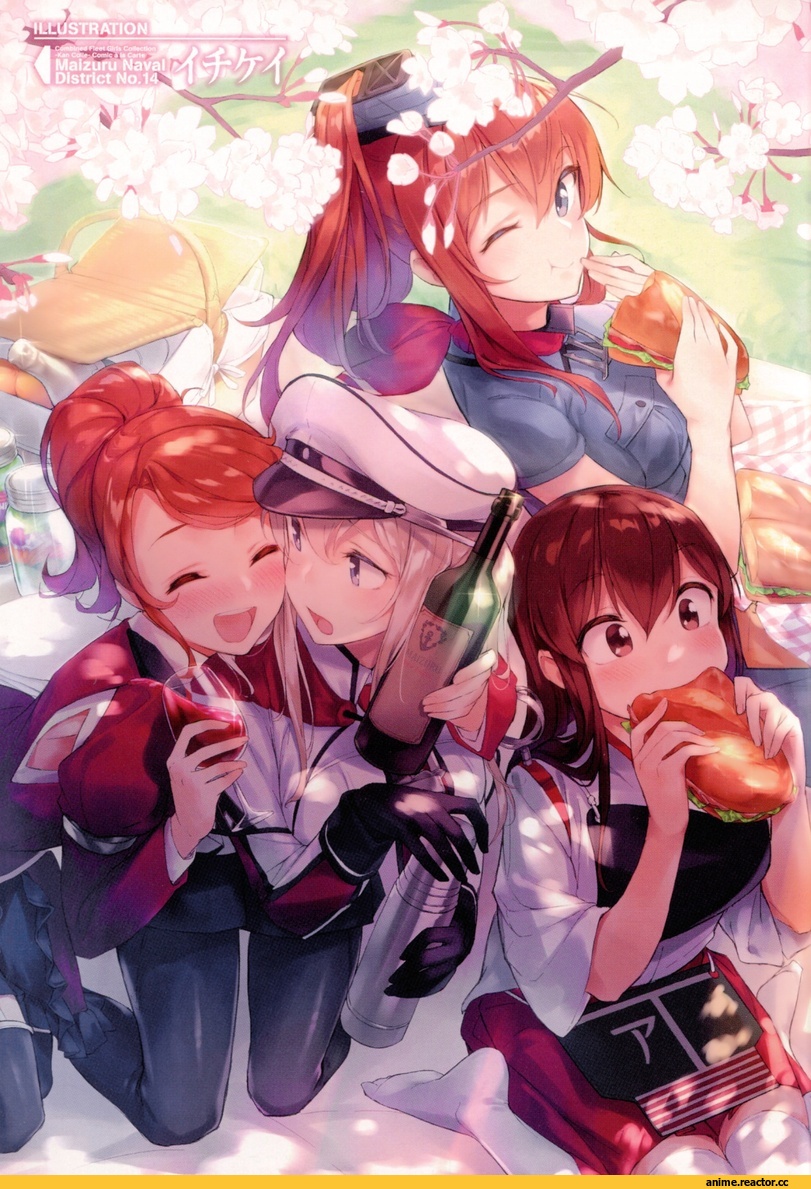 yomo (majidon), Saratoga (Kantai Collection), Kantai Collection, Graf Zeppelin, Aquila (Kantai Collection), Akagi, Anime