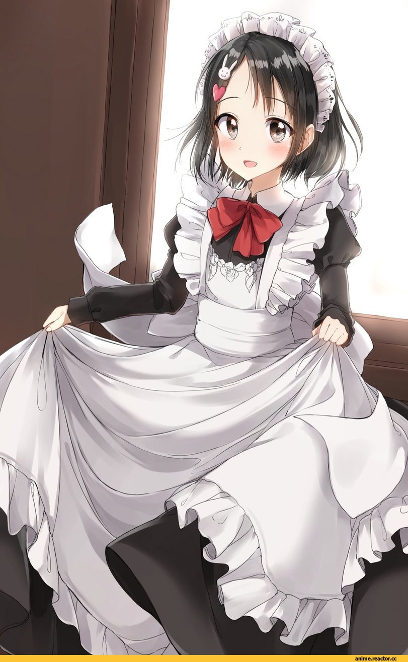 Idolmaster, Sasaki Chie, pentagon (railgun ky1206), Maid, Anime