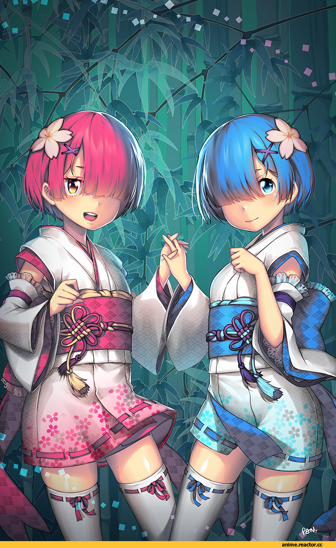 Re Zero Kara Hajimeru Isekai Seikatsu, Rem (re zero), Ram (Re Zero), Kashi Kosugi, Anime