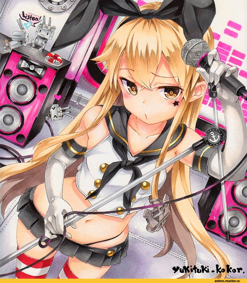 Shimakaze, Kantai Collection, Anime Art, Anime