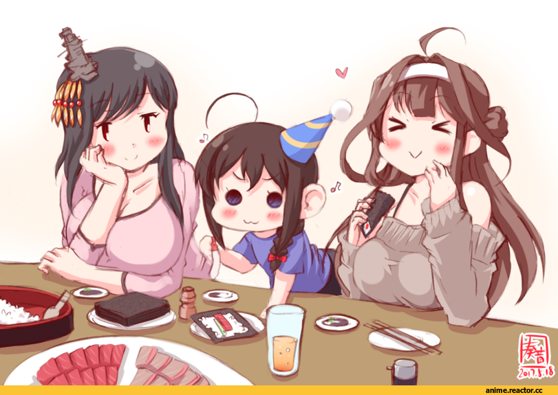 Kantai Collection, Kongou (Kantai Collection), yamashiro (kantai collection), Shigure (Kantai Collection), kanon (kurogane knights), Anime