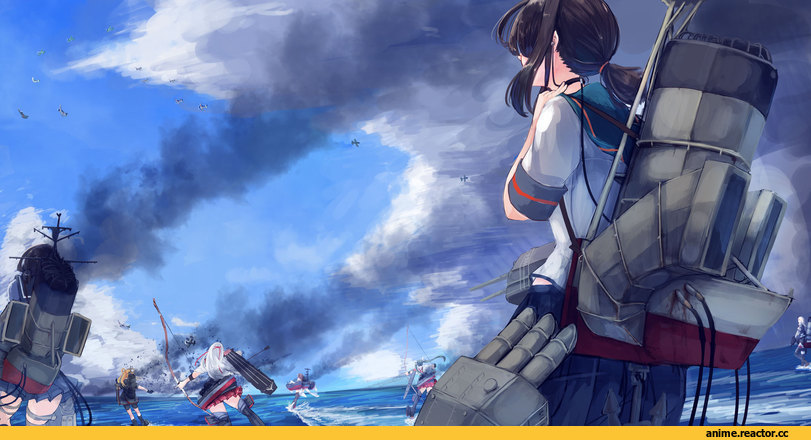 shiragiku1991, Fubuki (Kantai Collection), Kantai Collection, Zuikaku, Shoukaku, Kongou (Kantai Collection), Abukuma, Umikaze (Kantai Collection), Anime