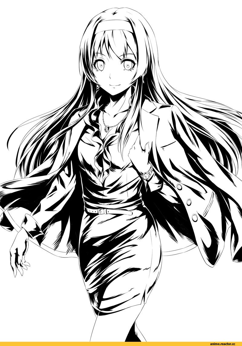 Sakiyamama, Anime Art, Shoukaku (Kantai Collection), Kantai Collection, Monochrome (Anime), Anime