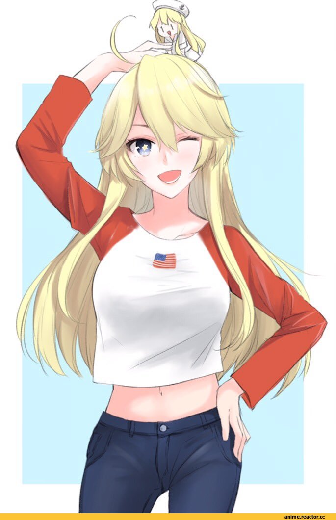 morinaga (harumori), Kantai Collection, Iowa (Kantai Collection), Fairy (Kantai Collection), Anime