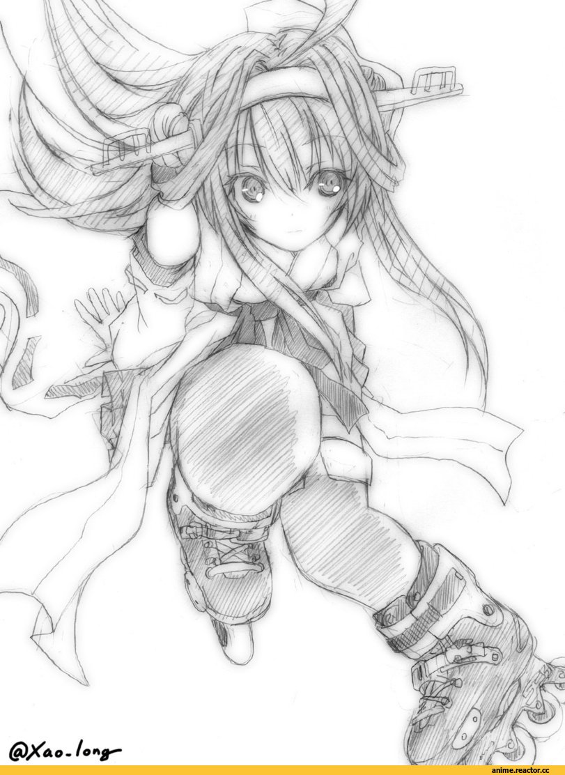 Kongou (Kantai Collection), Kantai Collection, Kirishima (Kantai Collection), hiei (kantai collection), Haruna (Kantai Collection), mins (minevi), Anime