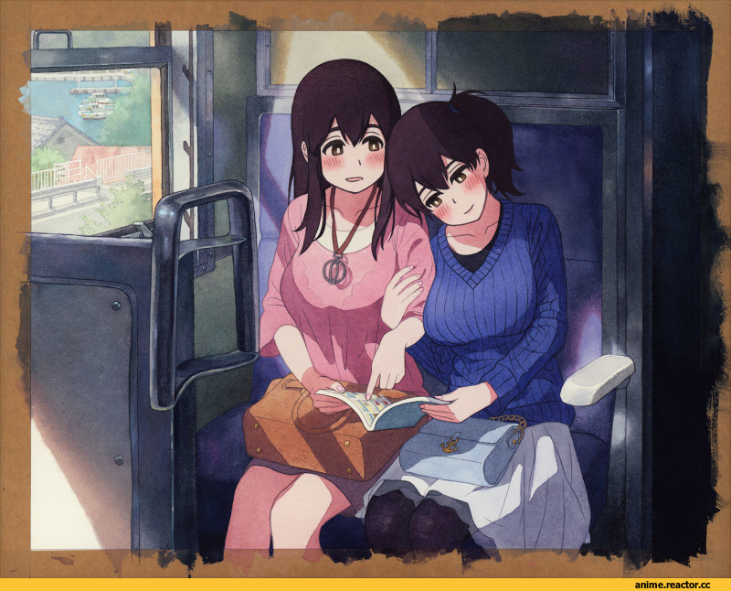 Kantai Collection, Akagi, Kaga (Kantai Collection), shijukara (great tit), Anime Paint, Anime Art, Anime