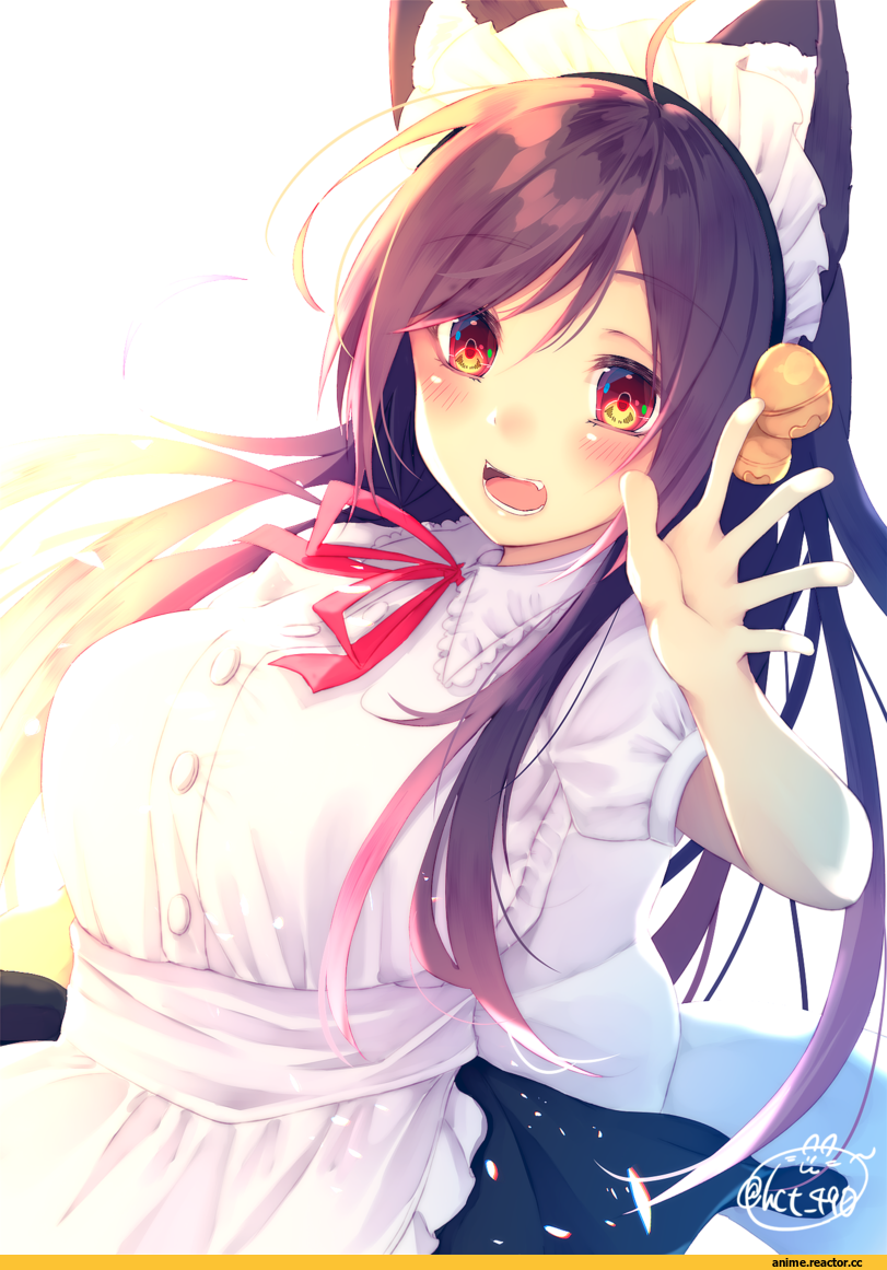 Animal Ears, Maid, Chita (Ketchup), Anime Art, Anime