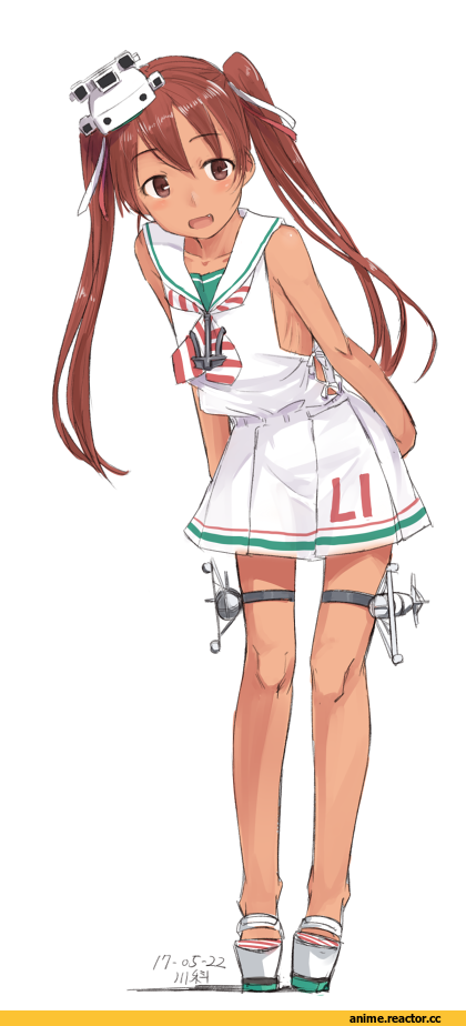 Kantai Collection, Libeccio (Kantai Collection), kawashina (momen silicon), Anime
