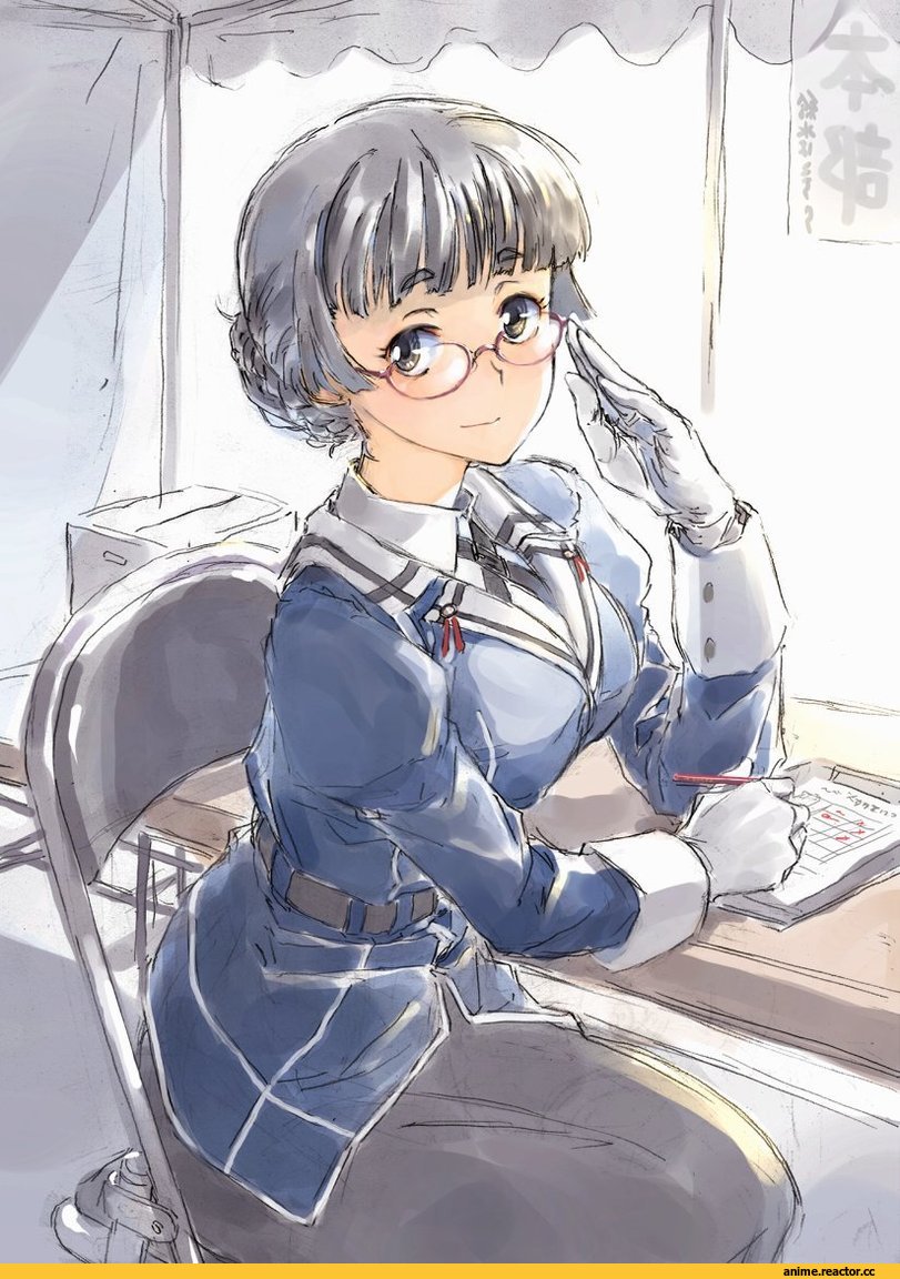 suzumaru, Kantai Collection, myoukou (kantai collection), Megane, Anime