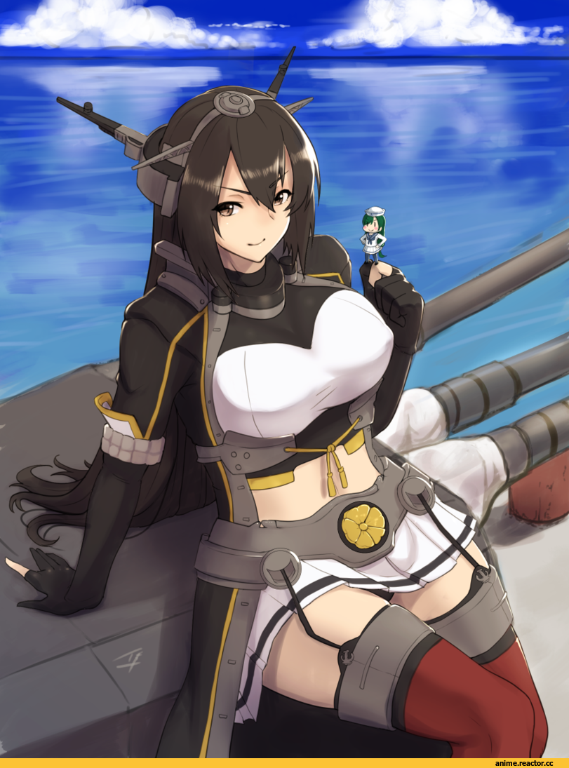 Taka (vert 320), Anime Art, Nagato (Kantai Collection), Kantai Collection, Fairy (Kantai Collection), Anime