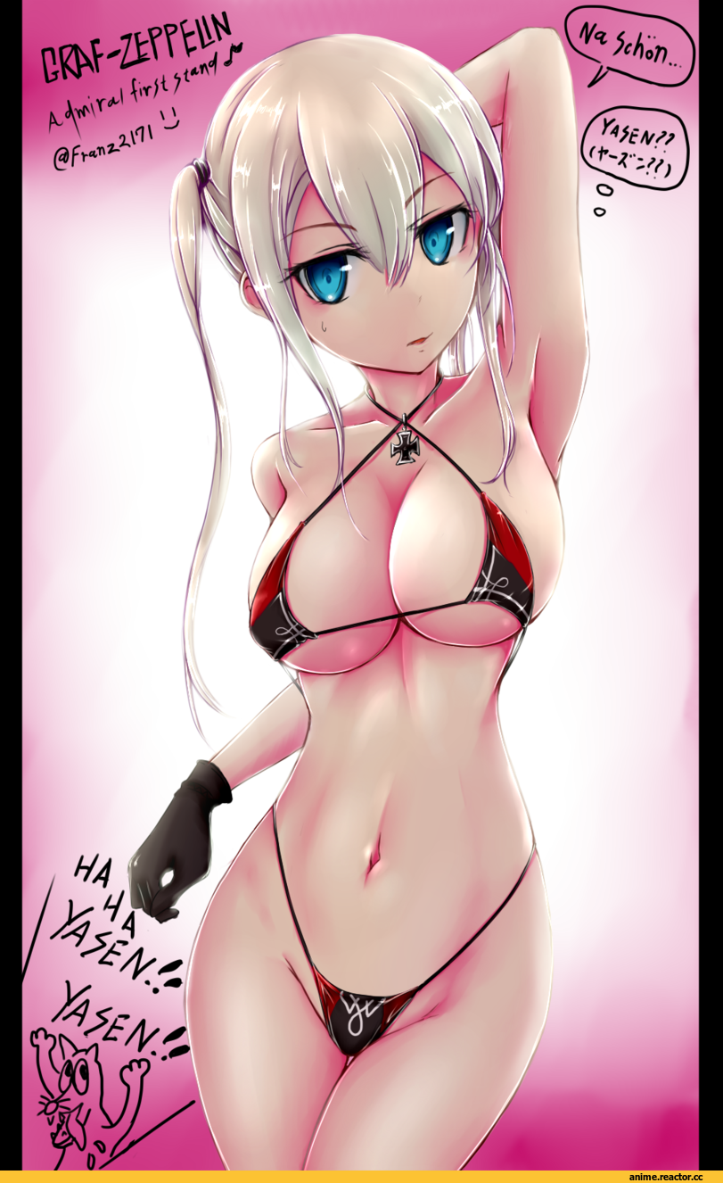 Graf Zeppelin, Kantai Collection, franz (217franz), Anime Ero Swim, Anime Ero, Anime