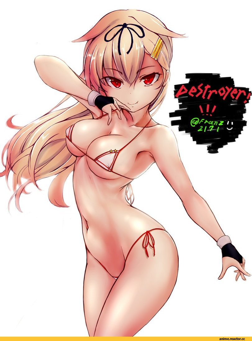 Yuudachi, Kantai Collection, franz (217franz), Anime Ero Swim, Anime Ero, Anime