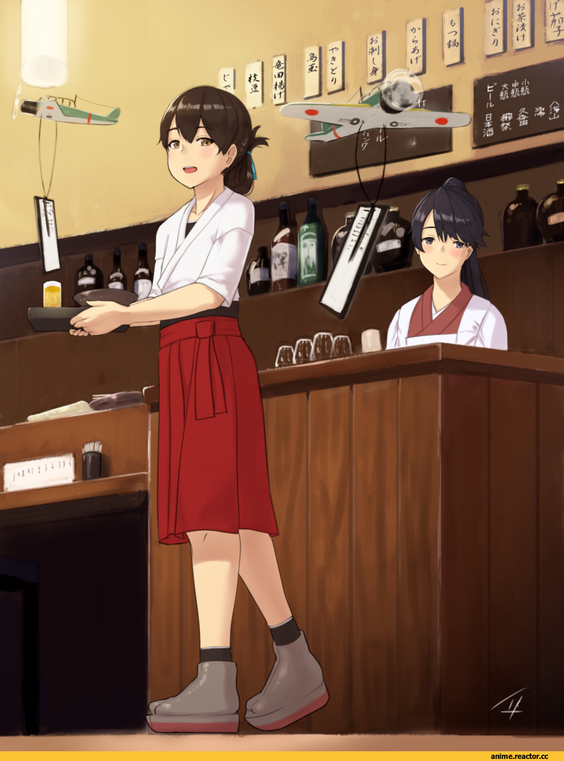 Kantai Collection, Houshou (Kantai Collection), kasuga maru (kantai collection), Taka (vert 320), Anime Art, Anime