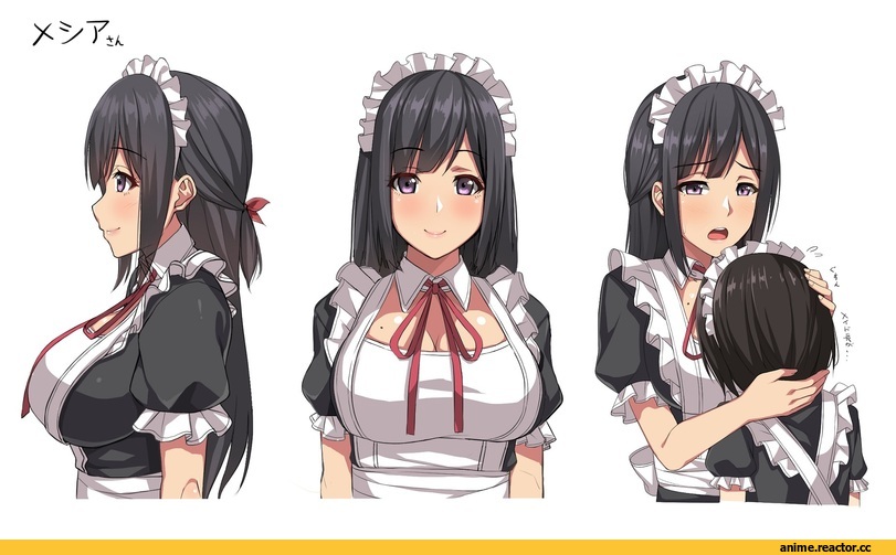 Anime Art, takocha, Maid, Anime