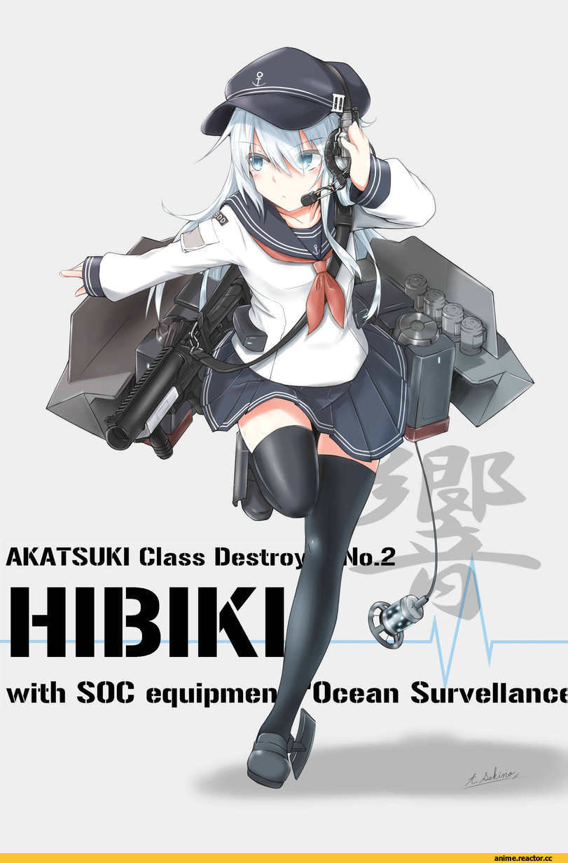 Kantai Collection, Hibiki (Kantai Collection), sekino takehiro, Anime