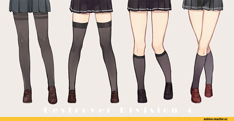 Kantai Collection, Arashi (Kantai Collection), Hagikaze (Kantai Collection), Maikaze (Kantai Collection), Nowaki (Kantai Collection), hita (hitapita), Anime Art, Anime