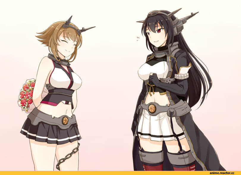 viscount shishamo, Nagato (Kantai Collection), Kantai Collection, Mutsu (Kantai Collection), Anime